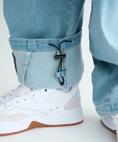 DC SHOES(ディーシーシューズ)の「25 SUPER WIDE CARGO/DCウエストゴムワイドカーゴパンツ(カーゴパンツ・メンズ・ブラック/ブラック系その他/ライトブルー・X-LARGE/LARGE/MEDIUM)」の15枚目の写真