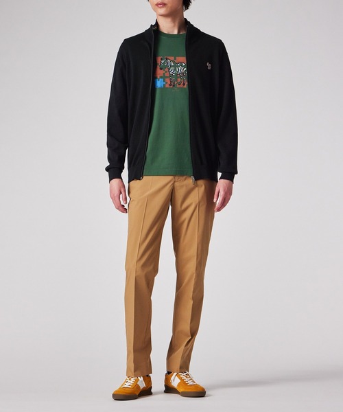 Sports Stripe Zebra” ジップアップニット / 152400 873XZB（ニット