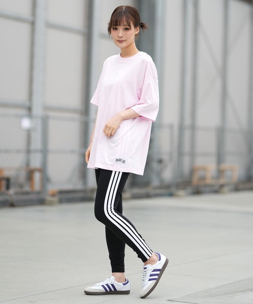 adidas（アディダス）の「adidas/アディダス レギンス エッセンシャルズ スリーストライプス コットンタイツ KVC52（レギンス/スパッツ・レディース・ブラック×ホワイト・M/L）」の12枚目の写真