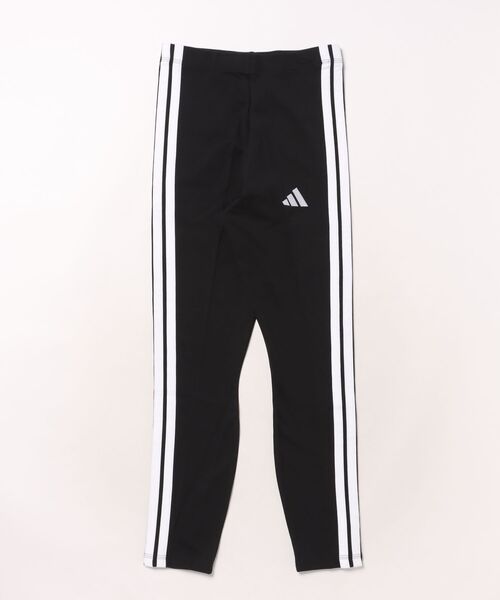 adidas（アディダス）の「adidas/アディダス レギンス エッセンシャルズ スリーストライプス コットンタイツ KVC52（レギンス/スパッツ・レディース・ブラック×ホワイト・M/L）」の8枚目の写真