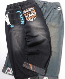 SITRY(Vg[)Roll Up Denim Wide Pants/[Abv S[Xg n[g vg Chfjpc oM[pc(fjpc)