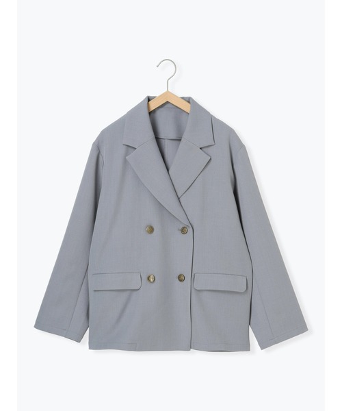 ehka sopo（エヘカソポ）の「テーラードジャケット（ノーカラージャケット・レディース・ベージュ/グレー/ネイビー・F）」の17枚目の写真