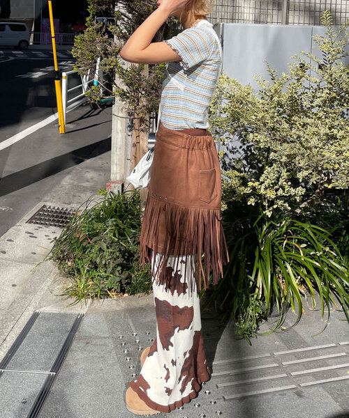 HELLO.SANFRANCISCO(ハローサンフランシスコ)の「【HELLO.SANFRANCISCO/ハローサンフランシスコ】マルチボーダーレースフリルトップス(Tシャツ/カットソー・レディース・ブルー/レッド・ONE SIZE)」の20枚目の写真