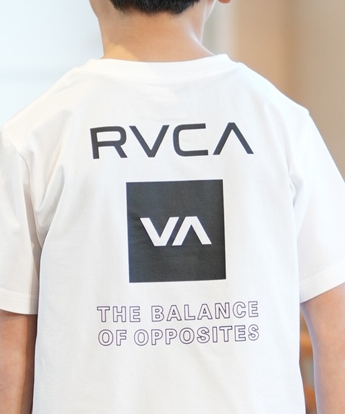 RVCA(ルーカ)の「RVCA/ルーカ KIDS POSTING RVCA ST キッズ Tシャツ BF045-P85(Tシャツ/カットソー・キッズ・ブラック/ホワイト・130cm/150cm/160cm/140cm)」の8枚目の写真
