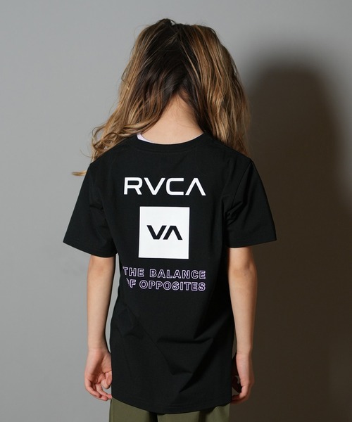 RVCA(ルーカ)の「RVCA/ルーカ KIDS POSTING RVCA ST キッズ Tシャツ BF045-P85(Tシャツ/カットソー・キッズ・ブラック/ホワイト・130cm/150cm/160cm/140cm)」の9枚目の写真