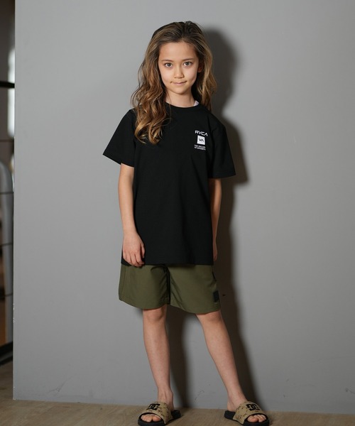 ポッキー RVCA ルーカ JUNIOR VARSITY L サイズグレ RVCA ルーカ トレーナー キッズ クルーネック スウェット バック