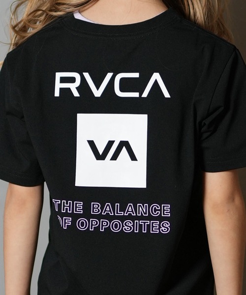 RVCA(ルーカ)の「RVCA/ルーカ KIDS POSTING RVCA ST キッズ Tシャツ BF045-P85(Tシャツ/カットソー・キッズ・ブラック/ホワイト・130cm/150cm/160cm/140cm)」の13枚目の写真