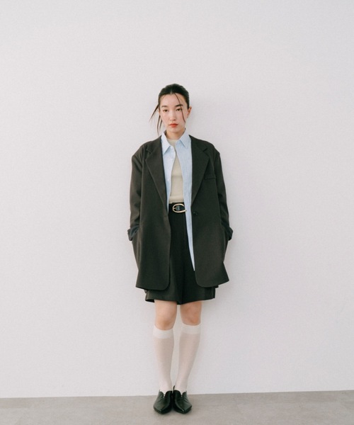 DRWCYS(ドロシーズ)の「タックハーフスラックス(その他パンツ・レディース・グレー/ベージュ・SMALL/MEDIUM)」の8枚目の写真