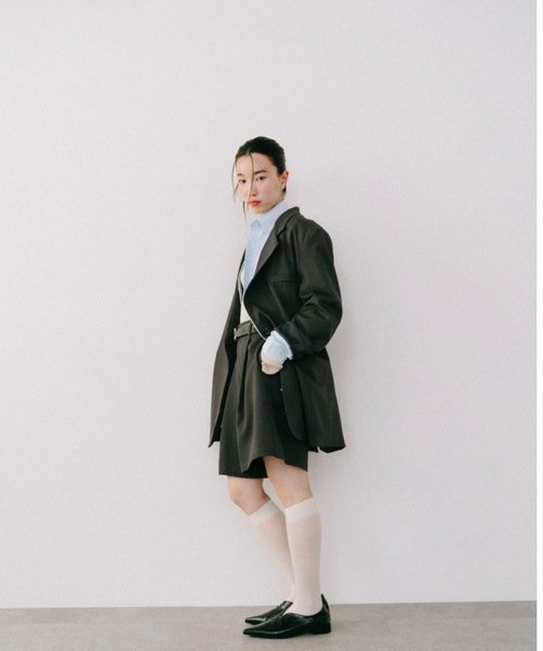 DRWCYS(ドロシーズ)の「タックハーフスラックス(その他パンツ・レディース・グレー/ベージュ・SMALL/MEDIUM)」の9枚目の写真