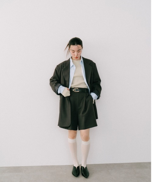 DRWCYS(ドロシーズ)の「タックハーフスラックス(その他パンツ・レディース・グレー/ベージュ・SMALL/MEDIUM)」の10枚目の写真