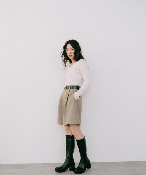 DRWCYS(ドロシーズ)の「タックハーフスラックス(その他パンツ・レディース・グレー/ベージュ・SMALL/MEDIUM)」の18枚目の写真