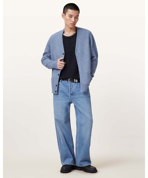 ALLSAINTS(オールセインツ)の「RENN WOOL BLEND CARDIGAN | RENN ウール ブレンド カーディガン(カーディガン/ボレロ・メンズ・ブルー系その他・XS/S/M/L/XL)」の8枚目の写真