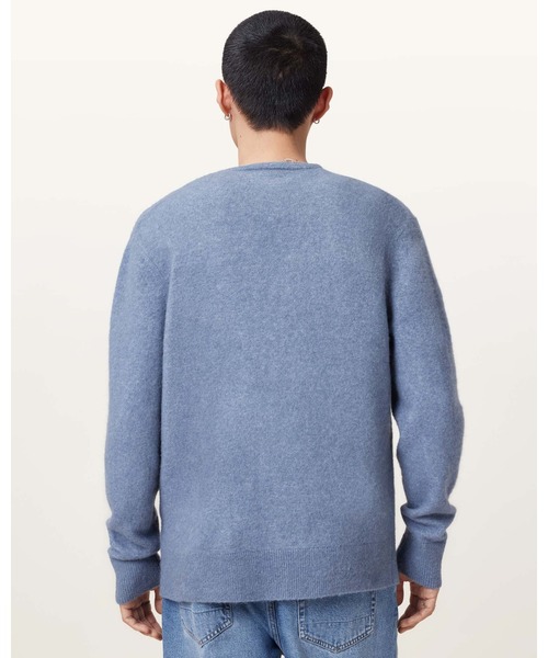 ALLSAINTS(オールセインツ)の「RENN WOOL BLEND CARDIGAN | RENN ウール ブレンド カーディガン(カーディガン/ボレロ・メンズ・ブルー系その他・XS/S/M/L/XL)」の9枚目の写真