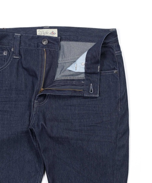 The DUFFER of ST.GEORGE（ザダファーオブセントジョージ）の「『WONDER SHAPE』5PKT：360°全方向高伸縮 『ワンダーシェイプ』スキニーデニムパンツ（デニムパンツ・メンズ・ダークインディゴブルー/インディゴブルー・X-LARGE/LARGE/MEDIUM/SMALL）」の12枚目の写真