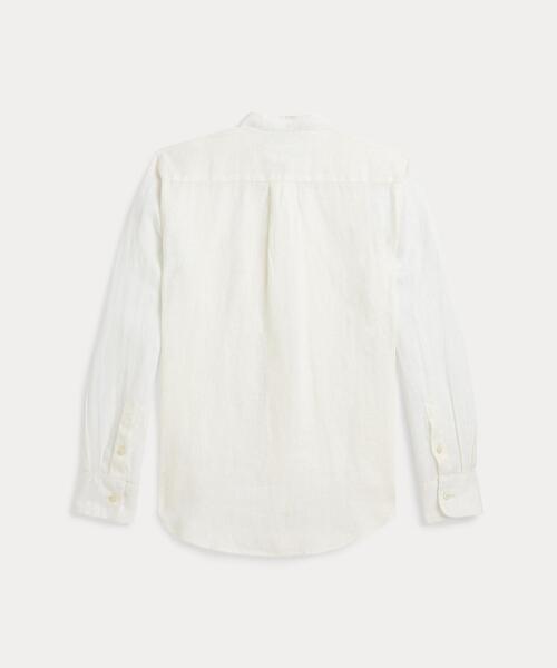 POLO RALPH LAUREN CHILDRENSWEAR(ポロ ラルフ ローレン チルドレンズウェア)の「リネン シャツ(シャツ/ブラウス・キッズ・ホワイト・L/S/M/XL)」の4枚目の写真