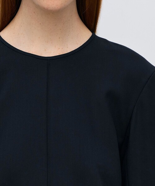 BACCA(バッカ)の「ウールドスキン ミドルワンピース(ワンピース・レディース・ネイビー・34/36)」の5枚目の写真