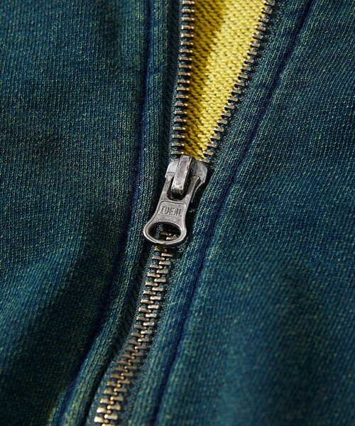 NAUTICA(ノーティカ)の「NAUTICA/ノーティカ Mix Color Indigo Sweat Zip Hoodie/ミックスカラー インディゴ スウェット ジップフーディ(パーカー・メンズ・イエロー/ベージュ/ブラウン・LARGE/MEDIUM/X-LARGE)」の20枚目の写真
