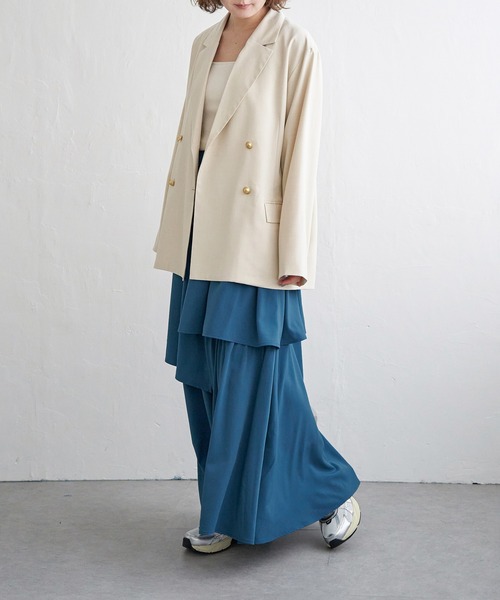 notch.（ノッチ）の「【sweet web掲載】テーラージャケット（テーラードジャケット・レディース・ブラック/アイボリー・M）」の19枚目の写真