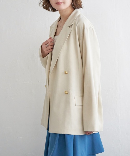 notch.（ノッチ）の「【sweet web掲載】テーラージャケット（テーラードジャケット・レディース・ブラック/アイボリー・M）」の12枚目の写真