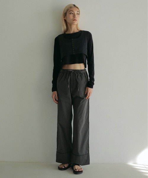 アンヌーク anuke Stripe Pajamas Pants anuke（アンヌーク）の「Stripe Pajamas Pants（その他パンツ