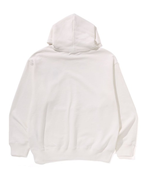 A BATHING APE（アベイシングエイプ）の「1ST CAMO COLLEGE LOGO RELAXED FIT PULLOVER HOODIE（パーカー・メンズ・ネイビー/オリーブ/アイボリー・MEDIUM/SMALL/XX-LARGE/X-LARGE/LARGE）」の4枚目の写真