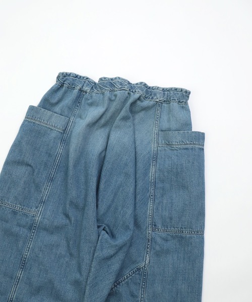 Brocante（ブロカント）の「[Brocante / ブロカント] 10ozデニム ポムパンツ（デニムパンツ・レディース・インディゴブルー・2）」の15枚目の写真