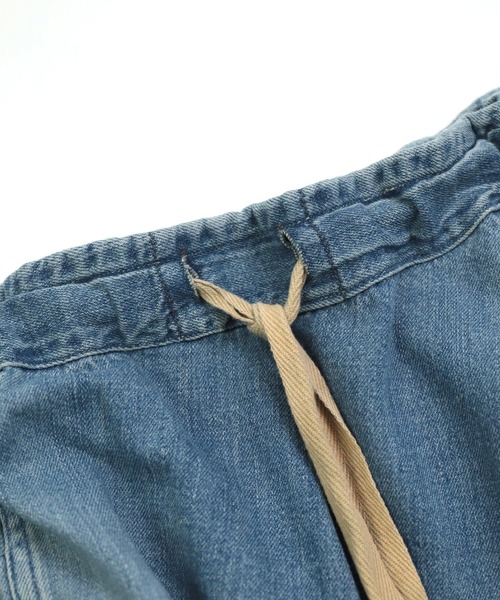 Brocante（ブロカント）の「[Brocante / ブロカント] 10ozデニム ポムパンツ（デニムパンツ・レディース・インディゴブルー・2）」の16枚目の写真