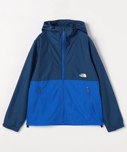 FREAK'S STORE(フリークスストア)の「限定展開 THE NORTH FACE/ザ・ノース・フェイス Compact Jacket/コンパクト ジャケット(NPW72230)(ナイロンジャケット・レディース・ブラック/ブルー/オフホワイト・MEDIUM/LARGE)」の3枚目の写真