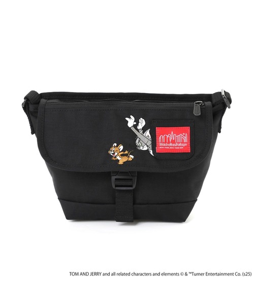 Manhattan Portage（マンハッタンポーテージ）の「Manhattan Portage/マンハッタンポーテージ ショルダーバッグ Nylon Messenger Bag Flap Zipper Pocket TOM＆JERRY 85TH MP1603FZPTJ（ショルダーバッグ・メンズ・ブラック×レッド・FREE）」の7枚目の写真