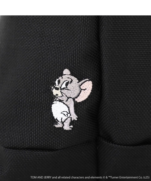 Manhattan Portage（マンハッタンポーテージ）の「Manhattan Portage/マンハッタンポーテージ ショルダーバッグ Nylon Messenger Bag Flap Zipper Pocket TOM＆JERRY 85TH MP1603FZPTJ（ショルダーバッグ・メンズ・ブラック×レッド・FREE）」の8枚目の写真