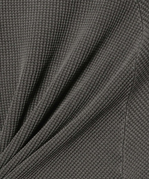 ESTNATION(エストネーション)の「ESTNATION / ワッフルプルオーバー(Tシャツ/カットソー・メンズ・ブラック/ホワイト・MEDIUM/LARGE/X-LARGE)」の3枚目の写真