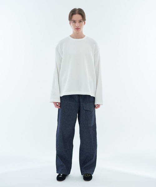 ESTNATION(エストネーション)の「ESTNATION / ワッフルプルオーバー(Tシャツ/カットソー・メンズ・ブラック/ホワイト・MEDIUM/LARGE/X-LARGE)」の17枚目の写真