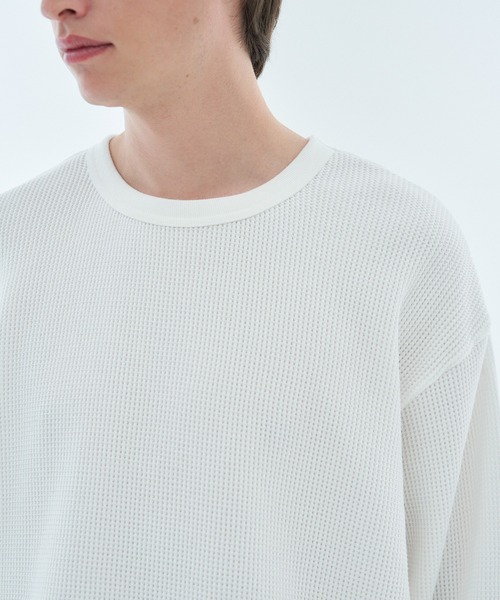 ESTNATION(エストネーション)の「ESTNATION / ワッフルプルオーバー(Tシャツ/カットソー・メンズ・ブラック/ホワイト・MEDIUM/LARGE/X-LARGE)」の16枚目の写真