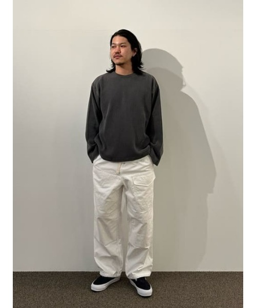 ESTNATION(エストネーション)の「ESTNATION / ワッフルプルオーバー(Tシャツ/カットソー・メンズ・ブラック/ホワイト・MEDIUM/LARGE/X-LARGE)」の7枚目の写真