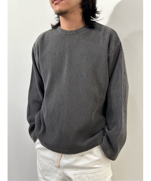 ESTNATION(エストネーション)の「ESTNATION / ワッフルプルオーバー(Tシャツ/カットソー・メンズ・ブラック/ホワイト・MEDIUM/LARGE/X-LARGE)」の8枚目の写真