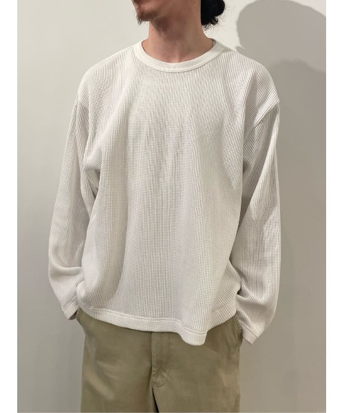 ESTNATION(エストネーション)の「ESTNATION / ワッフルプルオーバー(Tシャツ/カットソー・メンズ・ブラック/ホワイト・MEDIUM/LARGE/X-LARGE)」の10枚目の写真