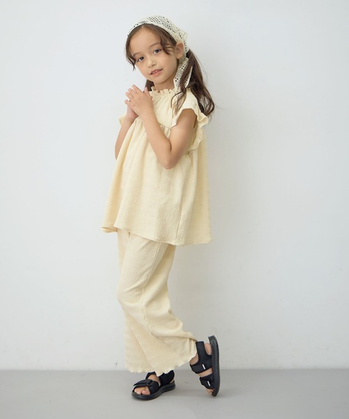 ホワイトフリルセットアップ フリル付き セットアップ – 子供服通販の ever closet