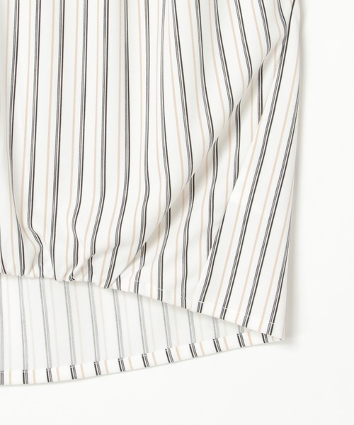 ikka（イッカ）の「【接触冷感／セットアップ対応】GOKU楽冷感さらっとプルオーバー（Tシャツ/カットソー・レディース・オフホワイト/ブラック/ネイビー/ベージュ・M/L/S）」の8枚目の写真