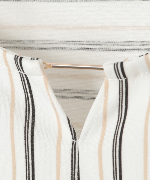 ikka（イッカ）の「【接触冷感／セットアップ対応】GOKU楽冷感さらっとプルオーバー（Tシャツ/カットソー・レディース・オフホワイト/ブラック/ネイビー/ベージュ・M/L/S）」の11枚目の写真