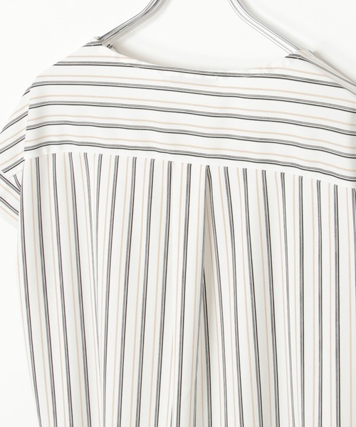 ikka（イッカ）の「【接触冷感／セットアップ対応】GOKU楽冷感さらっとプルオーバー（Tシャツ/カットソー・レディース・オフホワイト/ブラック/ネイビー/ベージュ・M/L/S）」の10枚目の写真