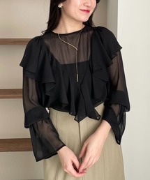 【MiO企画】楊柳フリルブラウス2 329022