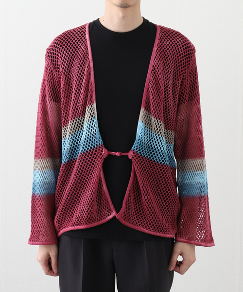 セール】【LAMROF / ラムロフ】AMI ART CARDIGAN（カーディガン