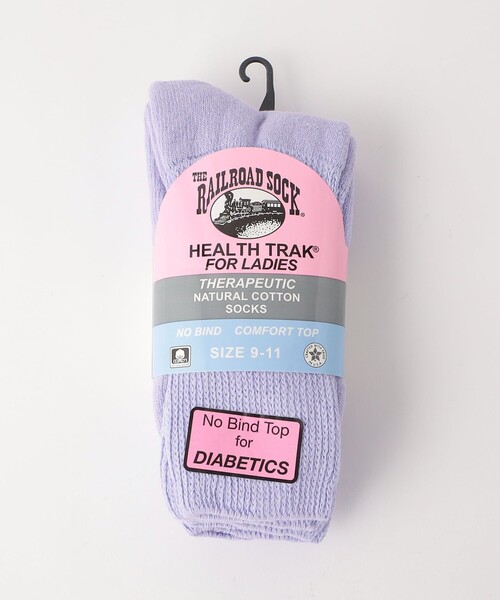Railroad Sock（レイルロードソック）の「＜THE RAILROAD SOCK＞HEALTH TRAK ソックス/2P（ソックス/靴下・レディース・ホワイト/ブラック/ライラック・FREE）」の12枚目の写真
