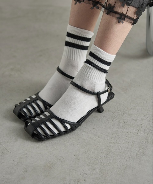 THE YOn（ザヨン）の「グルカミュールサンダル（サンダル・レディース・レッド/アイボリー/ブラック・37/38/39）」の7枚目の写真