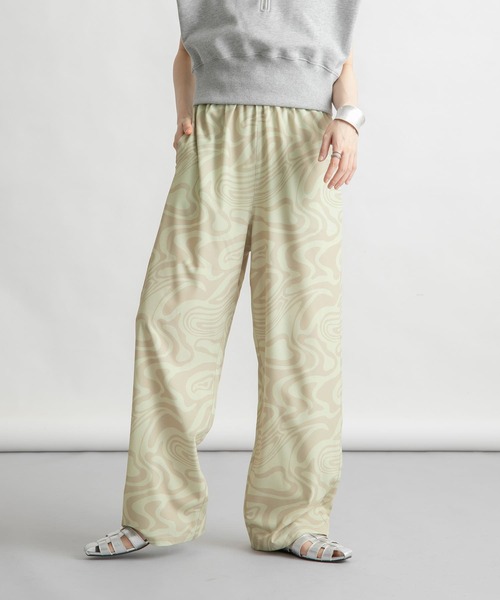 KBF（ケイビーエフ）の「アソートプリントパンツ（その他パンツ・レディース・ブラウン系その他/ベージュ系その他/ベージュ/ネイビー・ONE）」の19枚目の写真