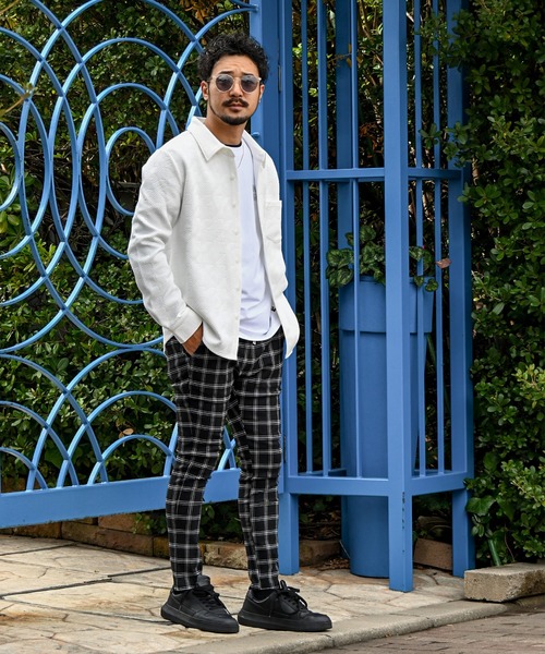 adamsJUGGLER（アダムスジャグラー）の「RTEG/G.J.Tロングシャツ（シャツ/ブラウス・メンズ・ブラック/ホワイト・L/M/XL/S）」の5枚目の写真