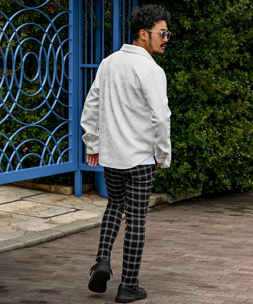 adamsJUGGLER（アダムスジャグラー）の「RTEG/G.J.Tロングシャツ（シャツ/ブラウス・メンズ・ブラック/ホワイト・L/M/XL/S）」の6枚目の写真