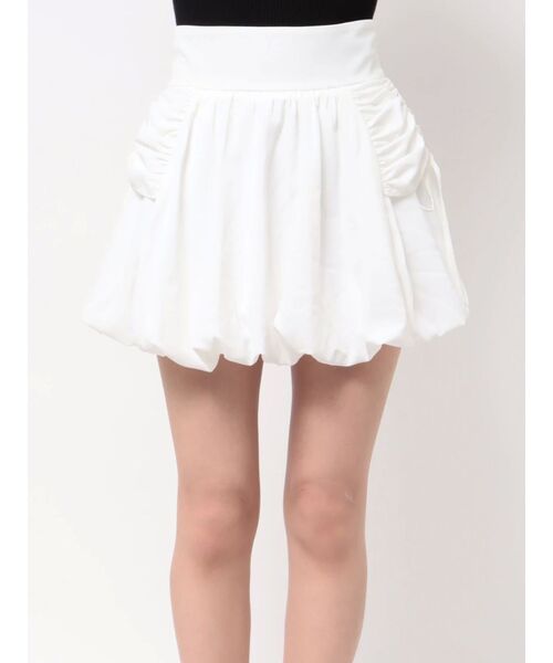SEA シー (rie) バルーンミニスカート SEA TRIPLE FACED BALLOON MINI SKIRT