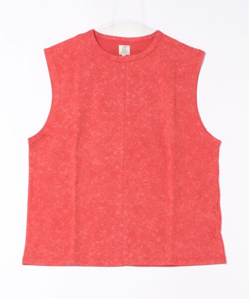 Revo.（レボ）の「【Revo.】10/-天竺 ムラ染めプリント/ノースリーブTシャツ/メンズ（Tシャツ/カットソー・メンズ・レッド/カーキ/ブラック・M/L）」の3枚目の写真