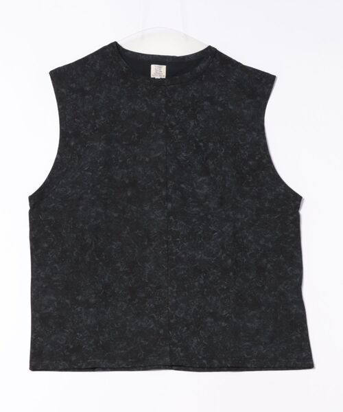 Revo.（レボ）の「【Revo.】10/-天竺 ムラ染めプリント/ノースリーブTシャツ/メンズ（Tシャツ/カットソー・メンズ・レッド/カーキ/ブラック・M/L）」の2枚目の写真